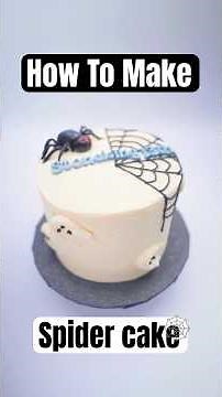 Creative Halloween Cake with Ghost Details #halloween #cake