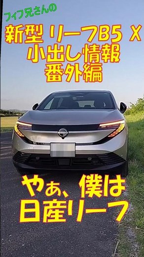 新型 日産リーフ B5 X 小出し情報 番外編！