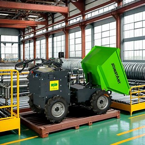[Hot Item] Four-Wheel Dumper: Electric Mini Loader for Concrete and Earth