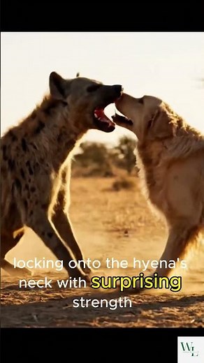 Hyena vs Dog Showdowns: Battle for Survival in the Wild" #wildlife