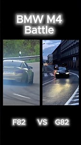 BMW M4 F82 vs G82 🔥 #bmw #bmwm #bmwm