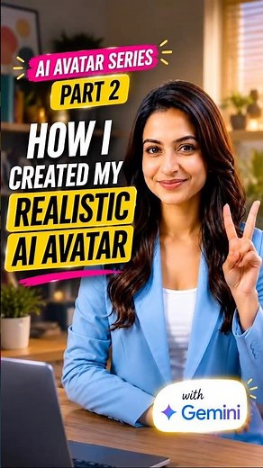 How I Created My Realistic AI Avatar Using Google Gemini (FREE) 🤯 | AI Creator Series #2