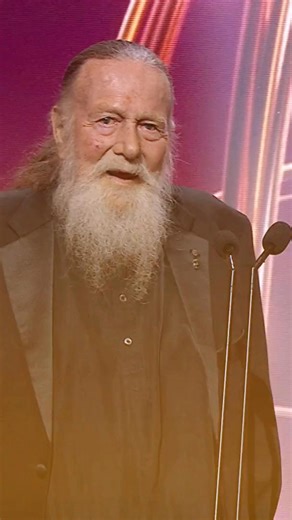“We are left in that tale of who we are.” A true icon of Australian film and television, Jack Thompson took the stage at the 2025 AACTA Awards to present the Award for Best Miniseries, celebrating the stories that define us. | Australian Academy of Cinema and Television Arts (AACTA)