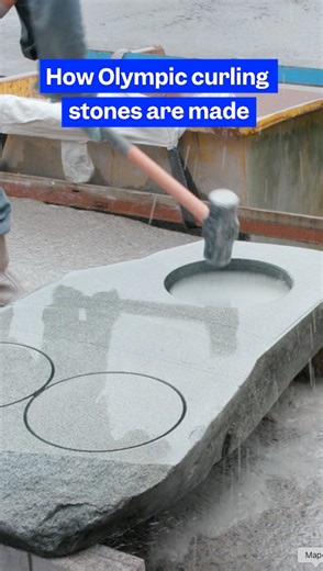 Here's how #curling stones are made for the #Olympics in #Scotland. | Business Insider