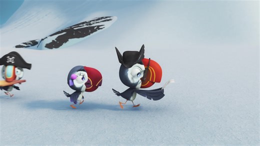 Do you enjoy playing pirates the way our puffins do? 🌏🗺 It can inspire you to create treasure maps, explore, solve problems, and embark on new open sea adventures with your friends. Have you already built your ship? 😊 ⚓ #puffinsimpossible #animatedseries #superheroes #childrenplayspace