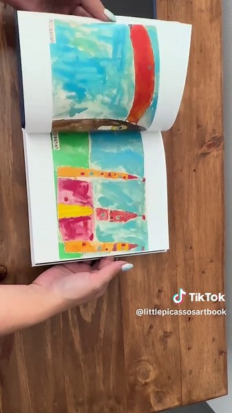 Little Picasso's Art book on TikTok
