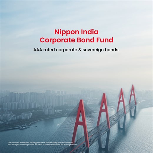 Nippon India Corporate Bond Fund. Investing in companies with good credit ratings is a good way to plan for long-term growth. To know more: https://bit.ly/3HRxYWd #NipponIndiaMutualFund #CorporateBondFund | Nippon India Mutual Fund