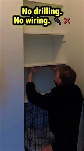 This Smart Closet Light Changes Everything 😳💡 (No Wiring!)