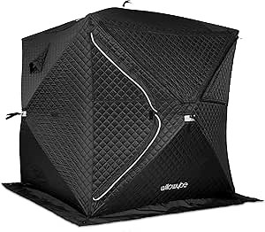 WILLOWYBE Outdoor Sauna Tent Pro - 4-Person, All-Weather, Insulated, Solid, Panoramic View, Easy Setup