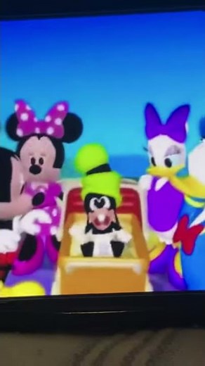 Goofy baby is crying