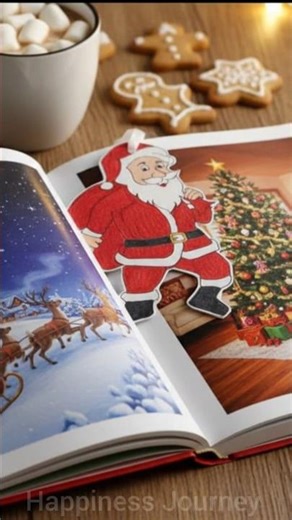 Christmas theme bookmark | DIY bookmark | christmas crafts | #5minutecraft #cardcreations