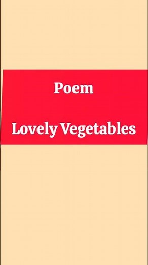 Lovely Vegetables | Fun Vegetable Poem for Kids | Learn with Rhyme‪@kids-learning-o1m‬