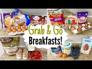 5 EASY Breakfast Meal Prep Ideas | Grab N' Go Recipes | Julia Pacheco