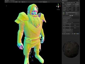 Cloth component affecting normals of the mesh