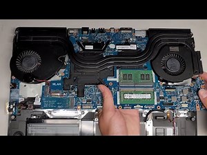 Alienware 17 R4 Disassembly RAM SSD Hard Drive Upgrade Fan Motherboard CMOS RTC Replacement Repair