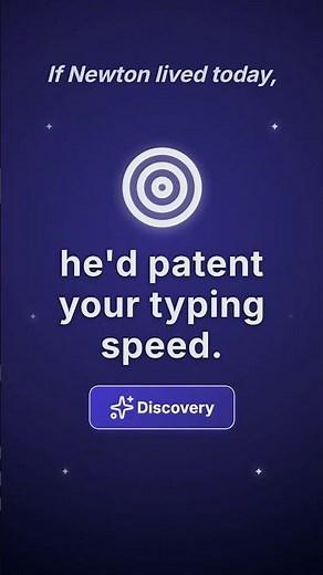 Newton gave us the laws of motion — now master your typing speed