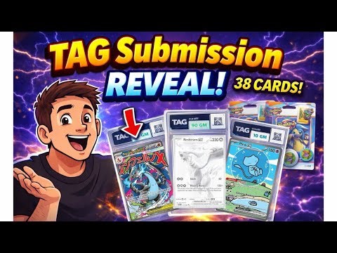 TAG Submission REVEAL! 👀 38 Cards… Did We Grade WELL?
