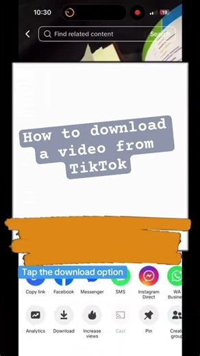 Save TikToks to Your Phone. #howto #howtotutorial #tiktok