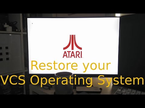 Restoring the Atari VCS operating system to an external drive