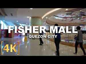 Fisher Mall, Quezon City | Walking Tour | 4K | Philippines