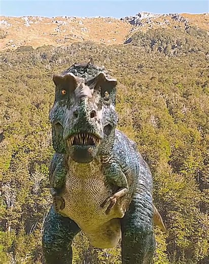 Extinct Era on Instagram: "Gorgosaurus was a large tyrannosaurid that lived in what is now Alberta, Canada, during the Late Cretaceous, approximately 76.6 to 75.1 million years ago. It occupied the role of an apex predator in its ecosystem, with a large skull and serrated teeth well suited for slicing flesh. It likely preyed mainly on large herbivores such as hadrosaurs, while also scavenging when opportunities arose, as is common among large carnivores. Multiple tyrannosaurid individuals, inclu