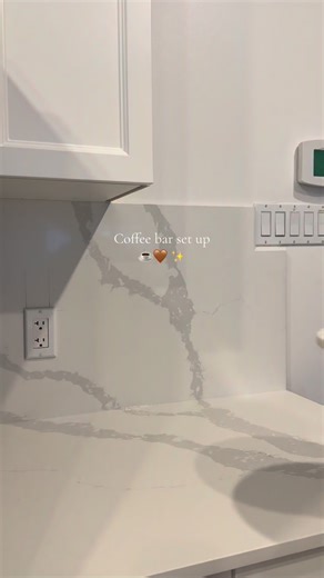 Claudiii | Creating my cozy coffee bar setup ☕🤍 A little corner that makes mornings feel slower, warmer, and more intentional. From my favorite... | Instagram