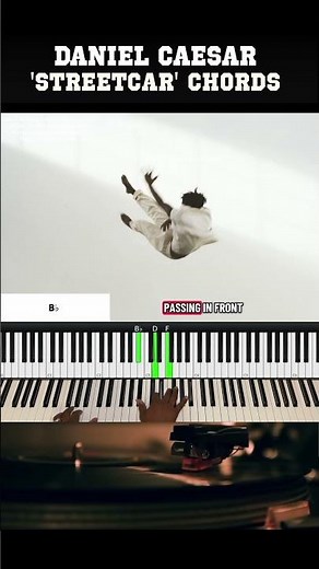 How to play “Streetcar” by Daniel Caesar piano chords (pt 3) Beautiful cover of Kanye’s Streetlights