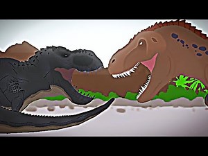 ARK tyrannosaurus rex vs vastatosaurus rex | primordial tournament:EP 2 | PPANIMAN | animation