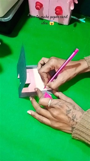 how to make peper card idea 😱#diy #craft #shorts