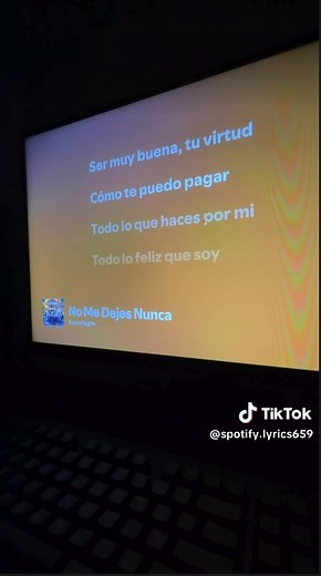 No Me Dejes Nunca - Letra Completa