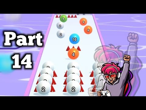 Ball Run 2048 😍 Infinity Run Mobile Gameplay 🎮 ( Part 14) #ballrun2048 #ballrun2048live