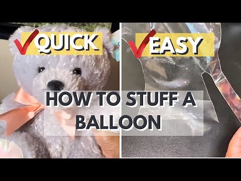 How To Stuff A Balloon FOR BEGINNERS🎈🤩 #tutorial #balloon #gift