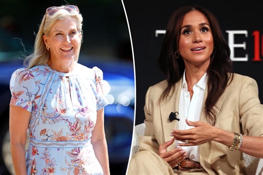 Sophie, Duchess of Edinburgh, ‘relieved’ she needn’t curtsy to Meghan Markle after receiving her new title