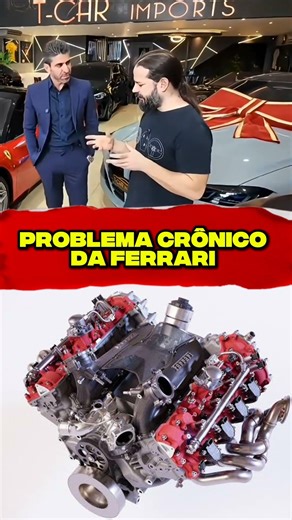 TCAR DESCOBRE PROBLEMA CRÔNICO DO MOTOR DA FERRARI #tcar #tcarimports #ferrari