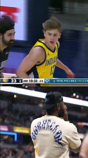 Johnny Furphy Poster Brought Lance Stephenson out of his Seat Last Night 🤯 | Indiana Pacers