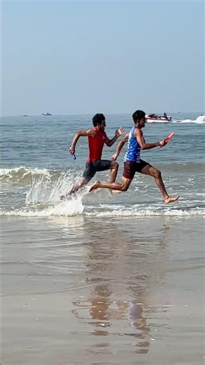 Water Running on Beach #shorts #trending #motivation