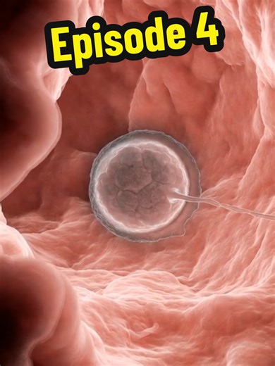 Episode 4 ) Childbirth process ( Implantation in the Uterus #childbirth #medical3d #uktiktok #pragency #animation3d