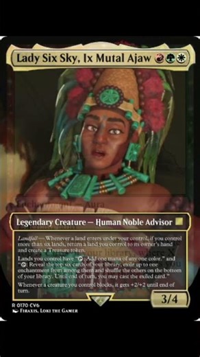 Magic the Gathering + Civilization VI (fan-made cards): Mayan