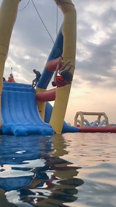 Do you think you’ll rock this obstacle? 😆🌊 #inflatableislandph #beach #summervibes | Inflatable Island Ph