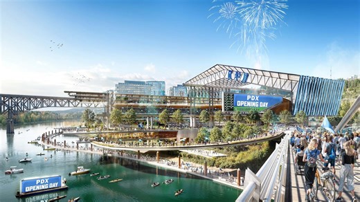 First look: Renderings show vision for MLB stadium in Portland