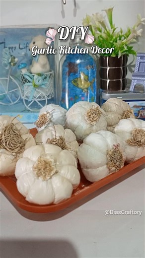 DIY Garlic🧄 Best Out of Waste😱#shorts #craft #diy #kitchendecor #viralshorts