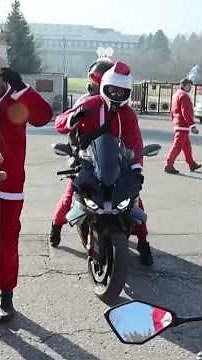 Hundreds of Biker Santas Parade Through Sofia Ahead of Christmas | AC1G