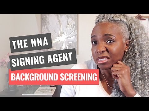 NNA Background Screening for Signing Agents