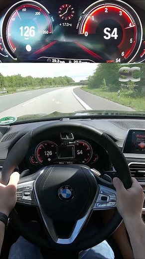 2018 BMW 730d 265HP - Top Speed | #SHORTS