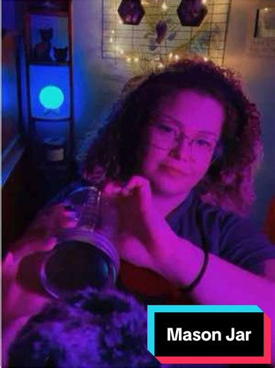 Mason jar tapping! Late post today, sleep well 🥱😴 #tappingasmr #waterasmr #masonjarasmr #asmrforsleeping #asmrtriggers