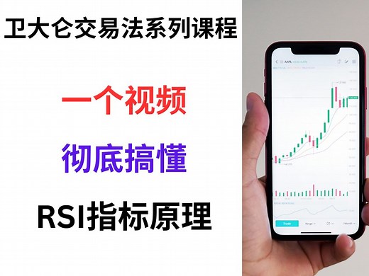 《卫大仑交易法》系列课程5.2：RSI指标原理|RSI指标是什么|RSI指标怎么使用|RSI超买超卖用法|RSI背离知识