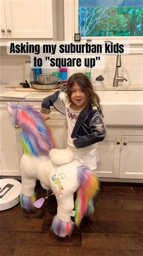 Which one of my suburban kids actually squared up? #squareup #squareupchallenge