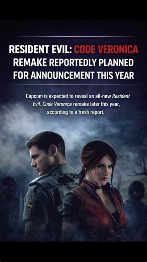 Resident Evil: Code Veronica Remake is Coming!! #residentevil #fyp #gaming #capcom #ps5 #videogames