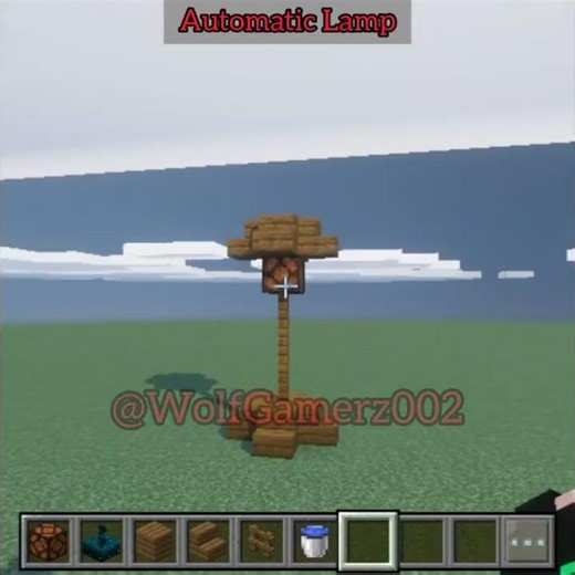 How to make Automatic Lamp |Minecraft|