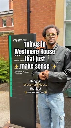 Things in Westmere House that just make sense | University of Birmingham